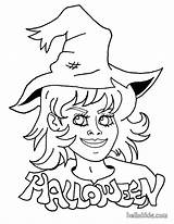 Coloring Halloween Witch Pages Beautiful Face Wicked Color Getdrawings Do West Drawing Faces sketch template