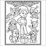 Paw Patrol Coloring Pages Birthday Christmas Pa Marshall Printable Kids Colorear Para Dibujos sketch template