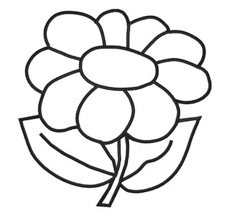flower outlines clipart