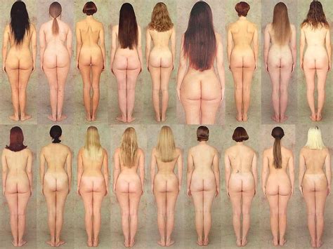 naked girls line up