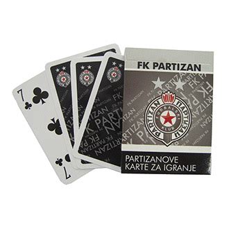 fc partizan playing cards golgetershop