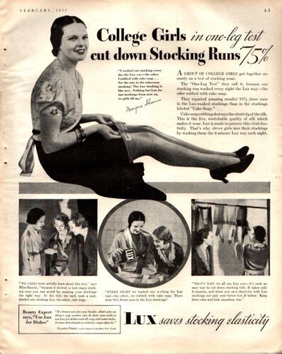 1933 lux soap saves stockings marjorie sheerin vintage print ad 1056 ebay