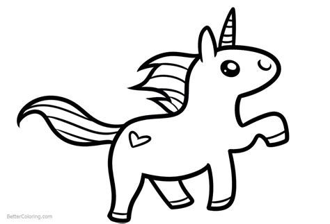 easy cute unicorn coloring pages ariano blog