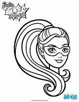 Barbie Coloring Pages Super Mask Hero Printable Para Party Squad Spy Princess Power Hellokids Birthday Clipart Visit Getdrawings Head Clipartmag sketch template