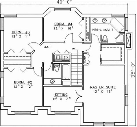 house plan  bedroom