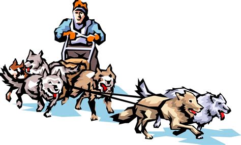 sled dog race clipart   cliparts  images  clipground