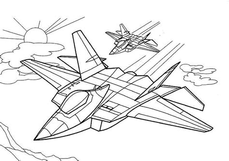 airplane coloring pages printable