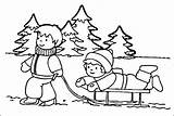 Colorat Iarna Desene Planse Copii Sania Iarnă Imagini Craciun sketch template