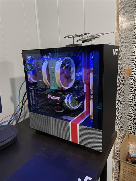 nzxt mass effect special edition case   spectacular  rpcbuild
