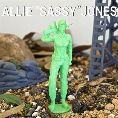 3dshook Army Girlz Allie Sassy Jones