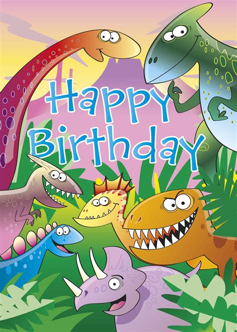 dinosaurs birthday card book happy birthday cards birthday