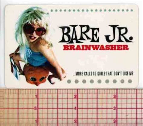 Bare Jr Brainwasher Promotional Calling Card Robert Joseph Bobby Bare