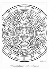 Aztec Kidadl Aztecs Mayan sketch template