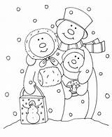 Snowman Family Dearie Digi Dolls Stamps Stamp Digis Unknown Pm Posted Requested sketch template