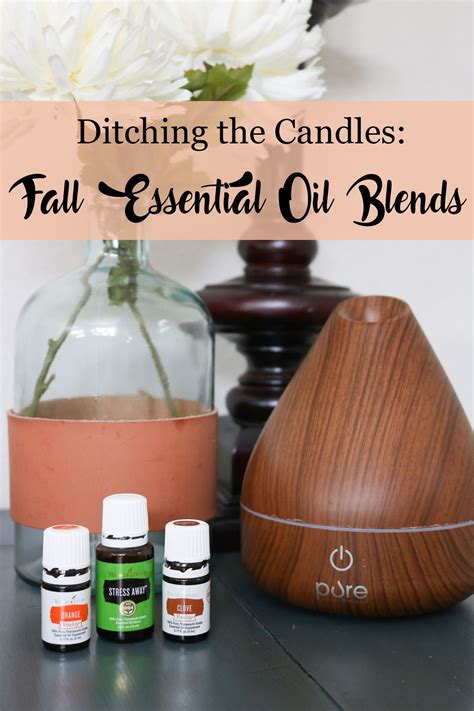 ditch the candles and instead use essential oil blends to