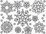 Snowflake Coloring Pages Snowflakes Printable Easy Drawing Template Color Preschoolers Getdrawings Getcolorings Popular Disco Panic sketch template