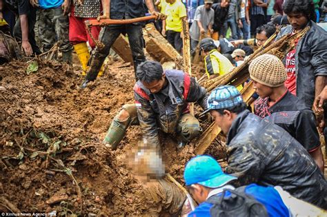 Indonesian Mudslide Death Toll Rises To 56 As Search For