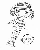 Coloring Pages Mermaid Lalaloopsy Printable Dolls Colouring Color Drawing Doll Dirty Harry Dog Print Grateful Dead Bear Kids Birthday Cartoon sketch template