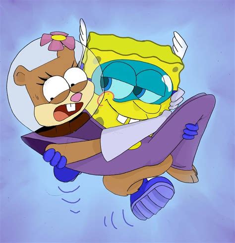 Spongebob And Sandy Spongebob Squarepants Fan Art 36628058 Fanpop