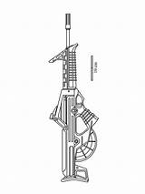 Weapons sketch template