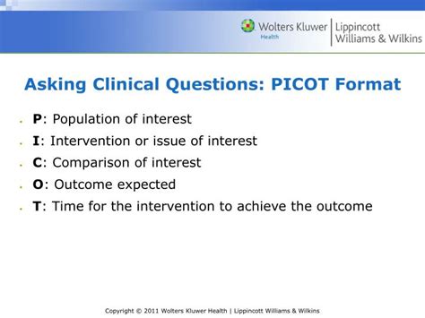 chapter   compelling clinical questions powerpoint
