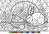 Coloring Atividade Legenda Atividades Bunny Supercoloring Escolares sketch template