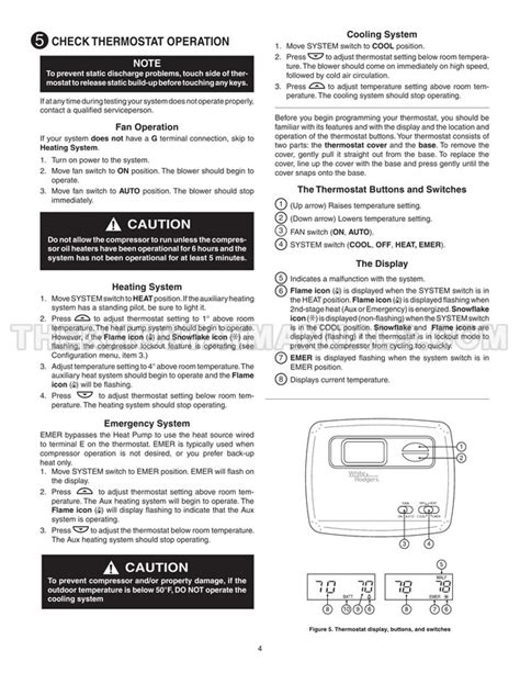 emerson    series thermostat installation instructions