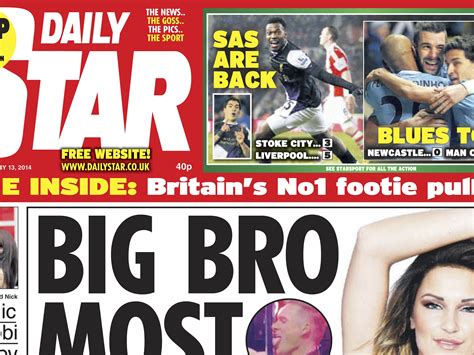 Daily Stars Faux Outrage In Reporting Celebrity Big Brothers Sexy