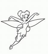 Coloring Tinkerbell Pages Clipart Friends Clip Color Disney Online Colors Library Popular sketch template