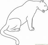 Panther Coloring Seet Pages Coloringpages101 Online sketch template