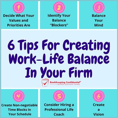 tips  creating work life balance   firm