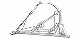 Catapult Da Drawing Vinci Leonardo Build Getdrawings Vincis Plans sketch template