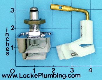 mansfield toilet parts model  chrome push button trip lever locke plumbing