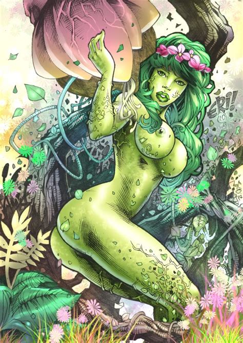 Erotic Illustration Renato Camilo Poison Ivy Hardcore