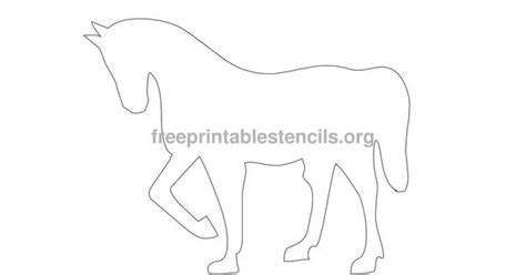 printable horse templates horse printable stencil