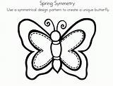 Symmetry Coloring Sheets Butterfly Activity Posters Mini Clipart Amc Popular Library Coloringhome sketch template