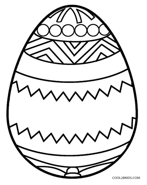 printable easter egg coloring pages  kids coolbkids