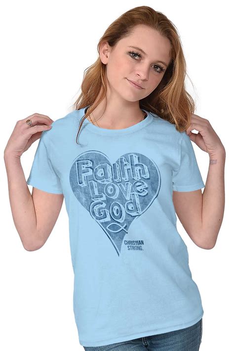 Jesus Womens Tees Shirts Ladies Tshirts Heart Christian Christ