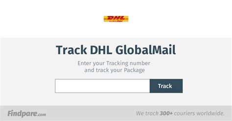 dhl globalmail tracking  updates  track  package  real time