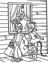 Halloween Coloring Trick Pages Treaters Treat Printable Choose Board Visit sketch template