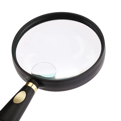 5x magnifying glass lens magnifier illuminated led light handheld hand