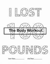 Loss Weight Pounds Tracker Printable Diet Chart Zoom Click sketch template