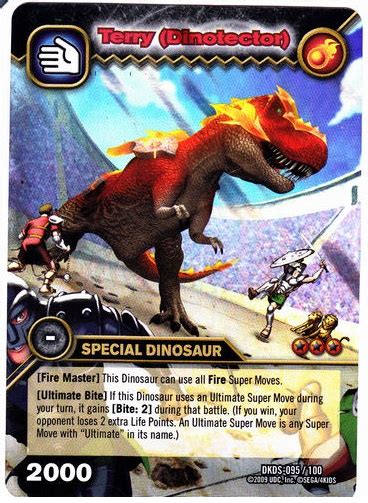 Image Tyrannosaurus Terry Dinotector Tcg Card 2 Dkds