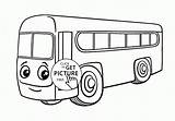Cartoon City Bus Coloring Pages Wuppsy Kids Buses Trucks Toddlers Transportation Printables Truck sketch template