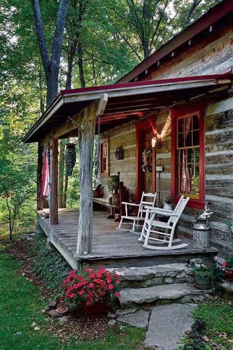 pin  rae wayne  porches rustic porch rustic cabin rustic house