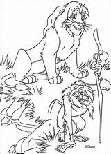Coloring Pages Simba Lion King Comments sketch template