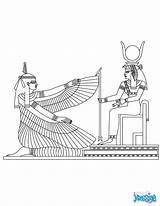 Isis Egipto Egipcios Dioses Egypt Gods Coloriage Hellokids Tutankhamon Jedessine Deities Deidades Ancient Escueladeblanca Coloriages Egypte Imprimer Colorier Egipcio sketch template