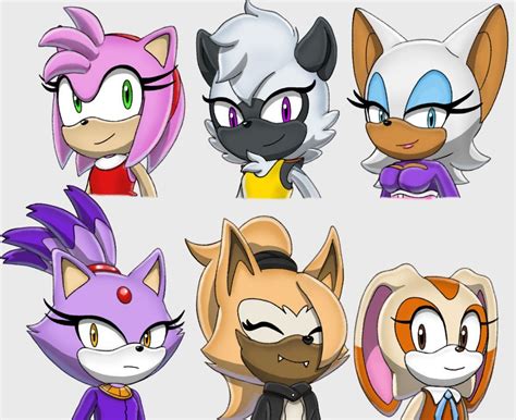 Female Sonic Characters Sonic Sonic And Shadow Sonic Fan Art