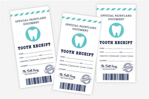 tooth fairy printables tooth fairy certificate