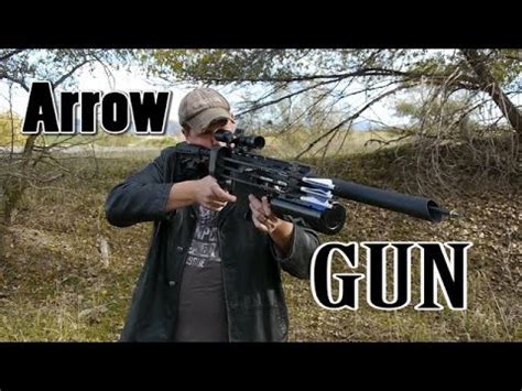 homemade arrow gun youtube